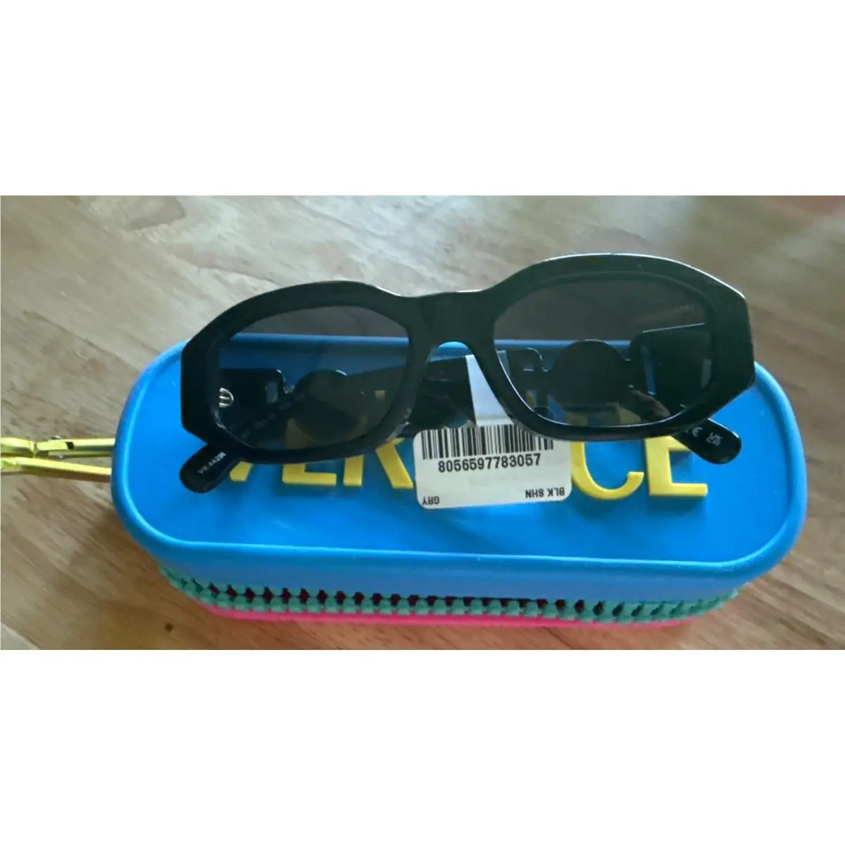 Versace Kids VK 4429U GB1/87 Black Gold Frames Sunglasses 48-16