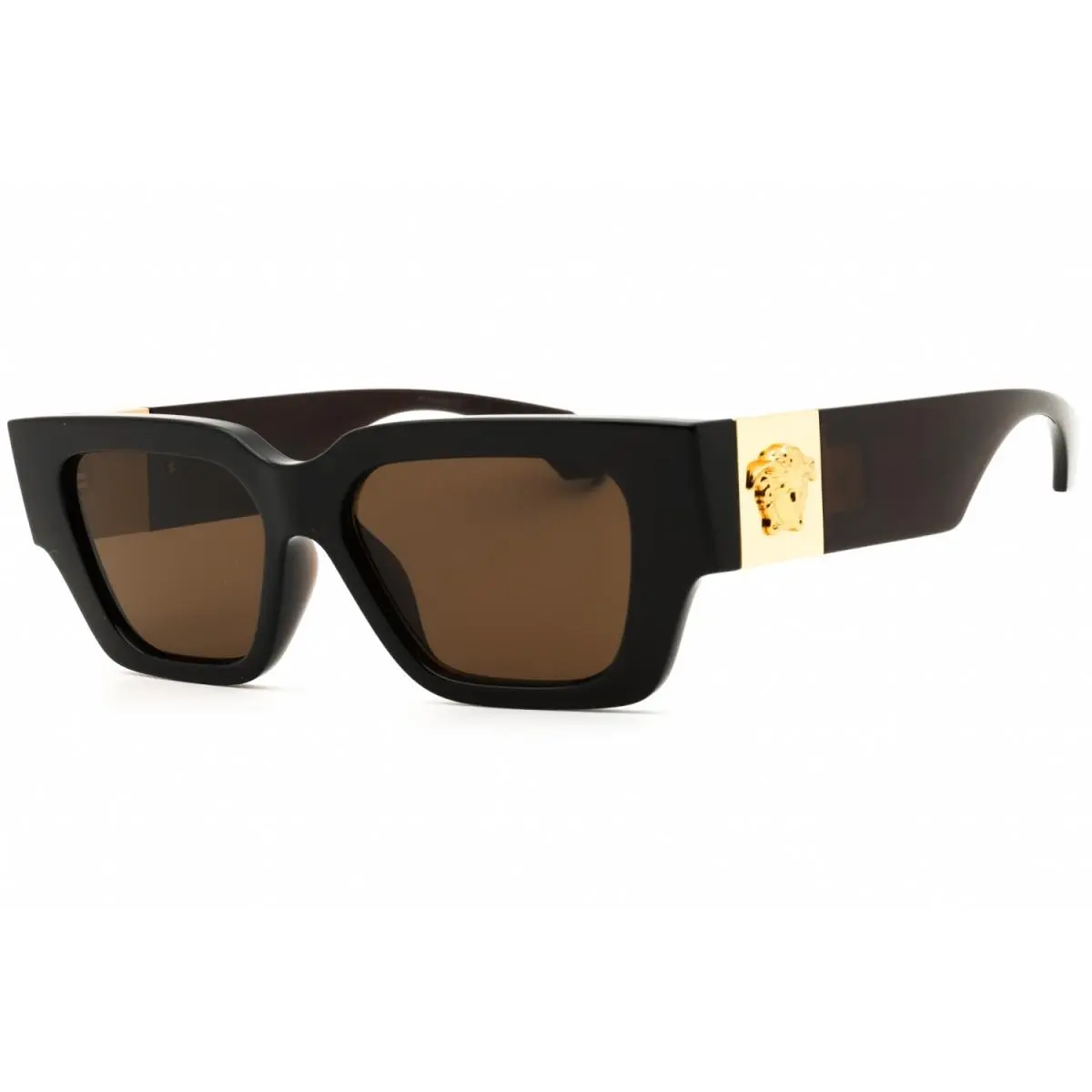 Versace VE4497U 554373 Transparent Brown/solid Brown 53-15-140 Sunglasses