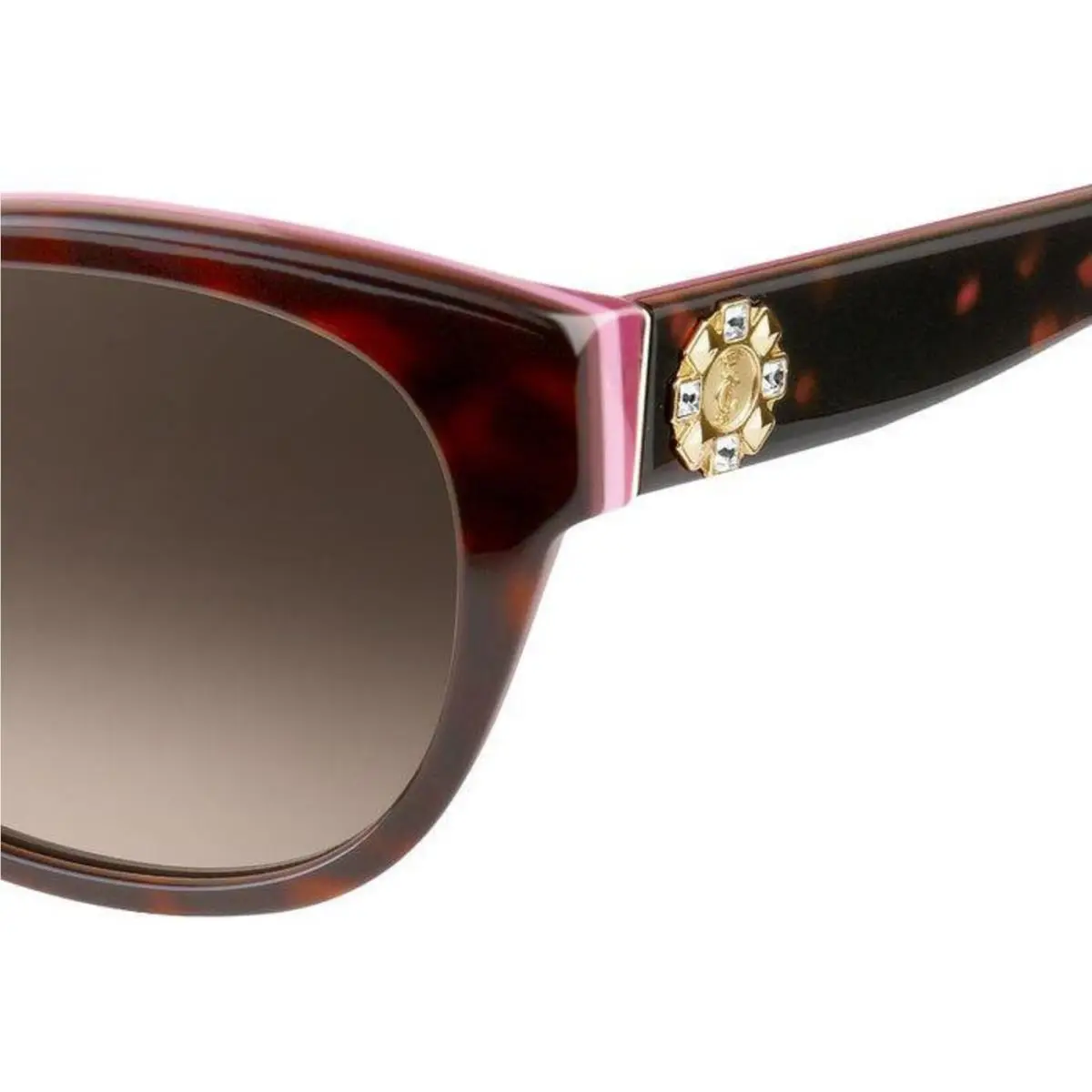 Juicy Couture JU 587 /S T4ha Ha Brown Shaded Size 53 Sunglasses