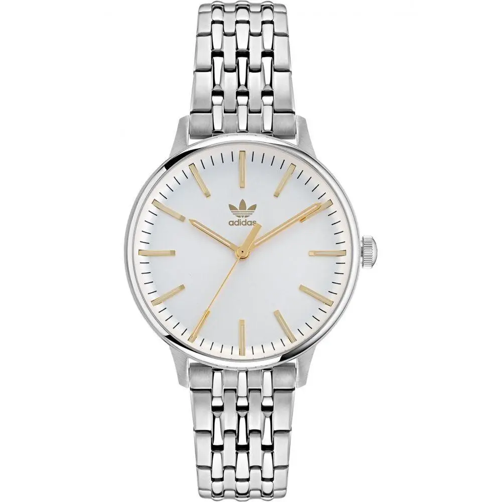 Gray Stainless Steel Dress Watch - ADAOSY22065AC by Adidas