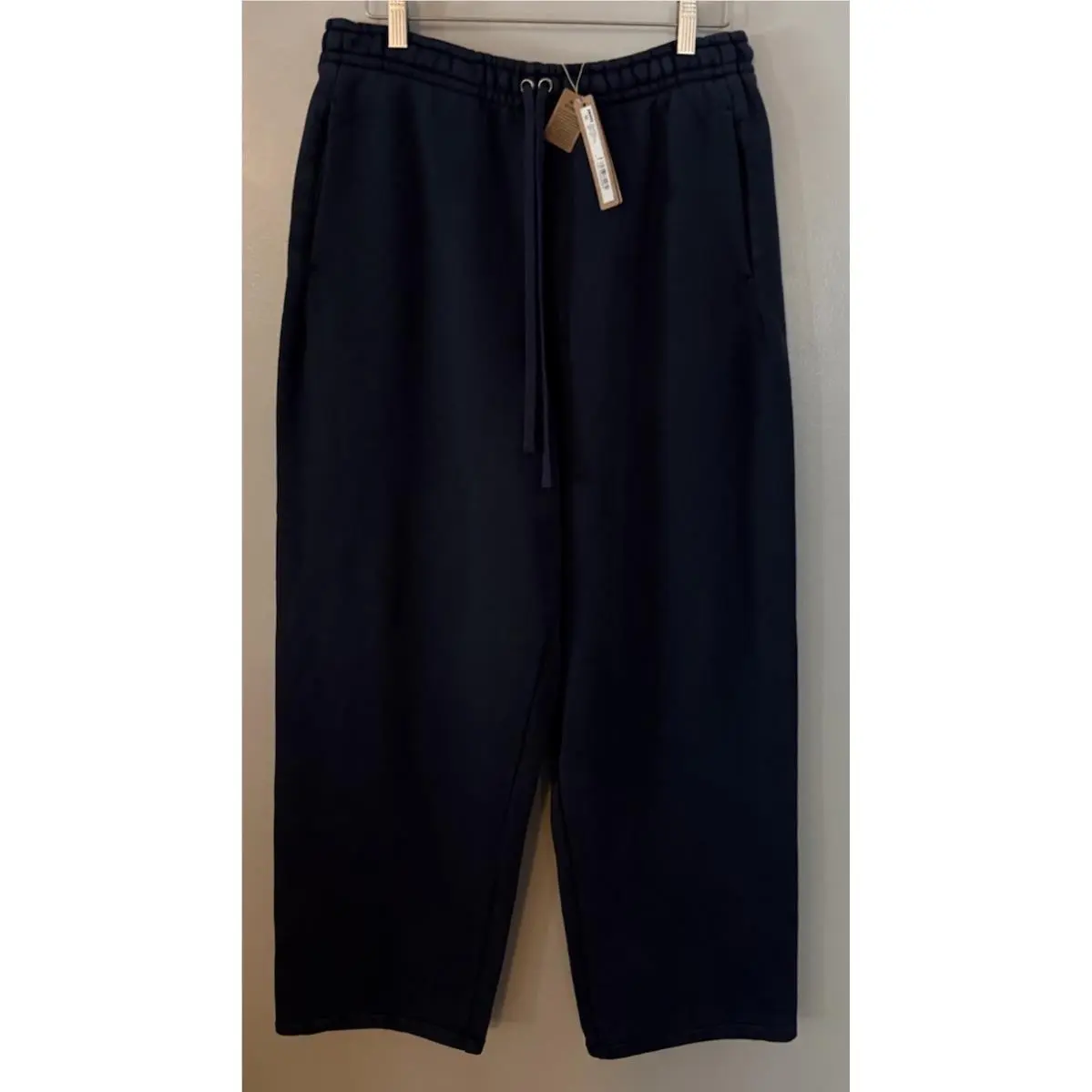 Skims Men`s Medium Heavy Fleece Straight Leg Pants PT-PNT-8706M Sz Medium Navy