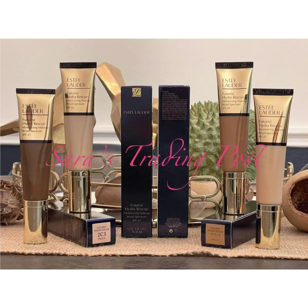 1 Estee Lauder Futurist Hydra Rescue Moisturizing Foundation 1.2oz 35ml +