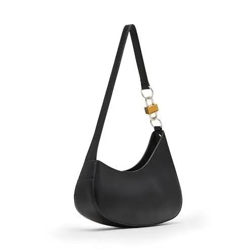 Steve Madden Luckyy Asymmetrical Shoulder Bag - Black