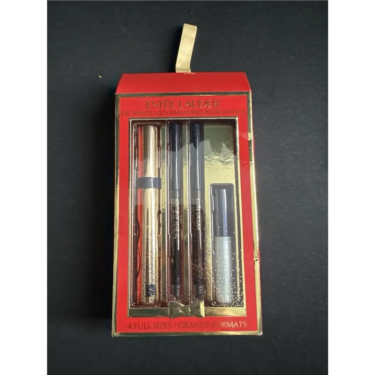 Estee Lauder Full Size Masscara /eyeliner S/ 4 PC Set- Retail
