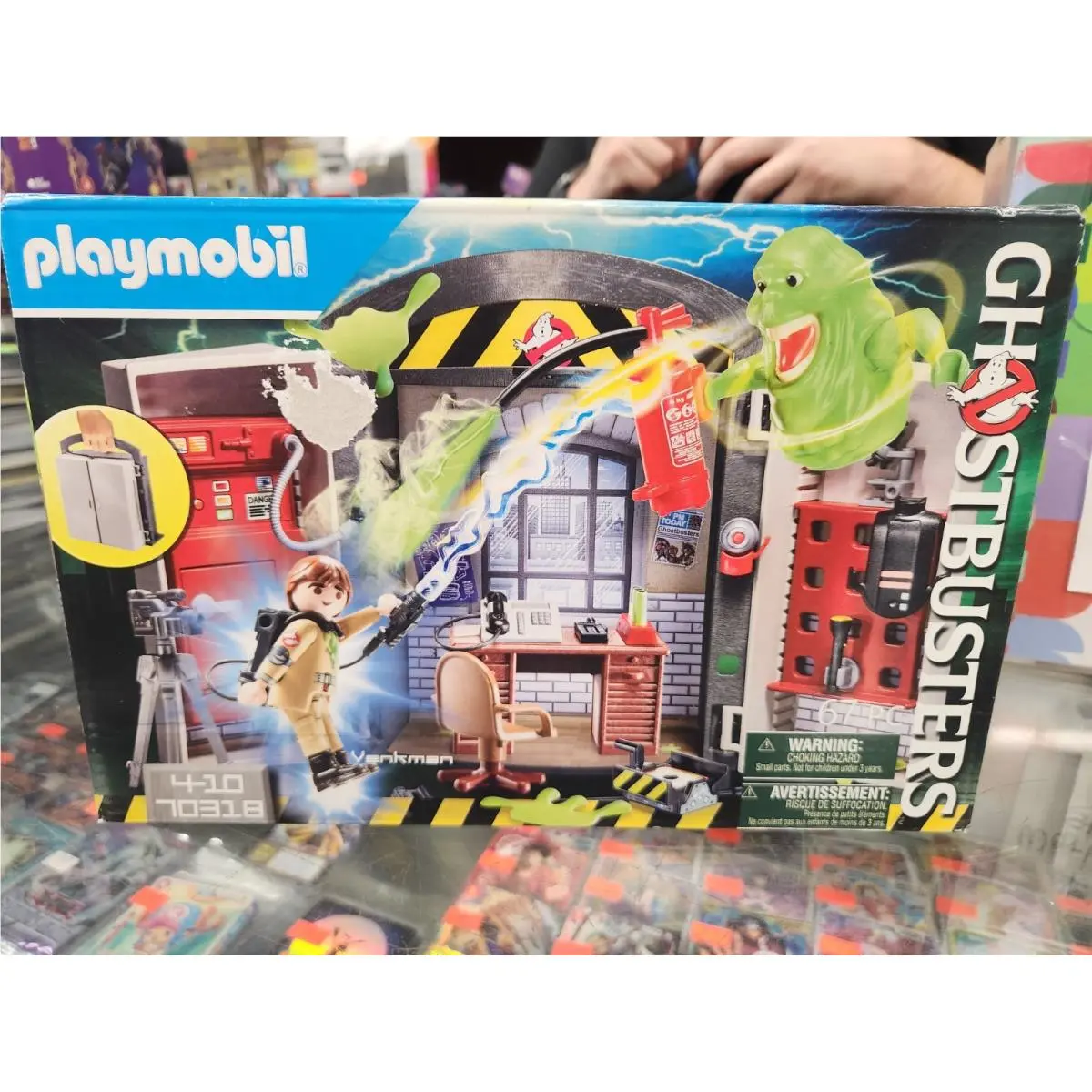 Playmobil Ghostbusters 70318 Venkman w/ Slimer 67 Pieces Toy Containment Unit