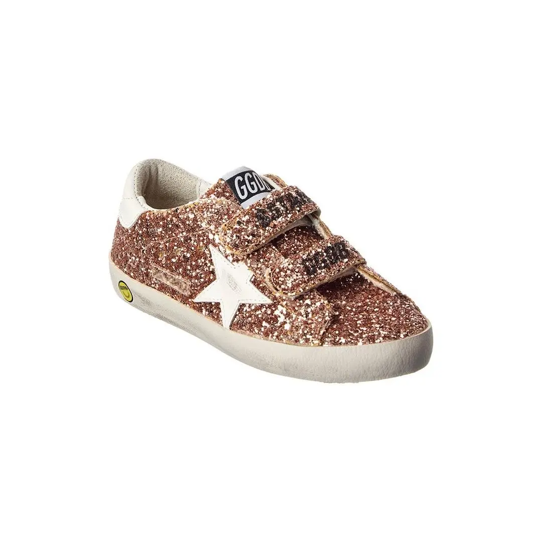Golden Goose Old School Glitter Leather Sneaker