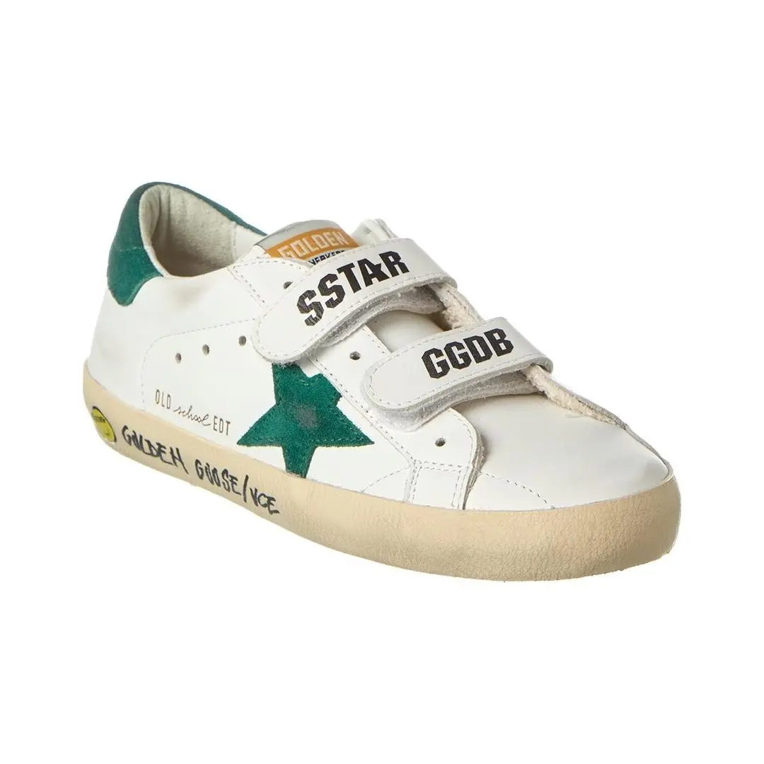 Old School Leather Suede Sneaker by Golden Goose