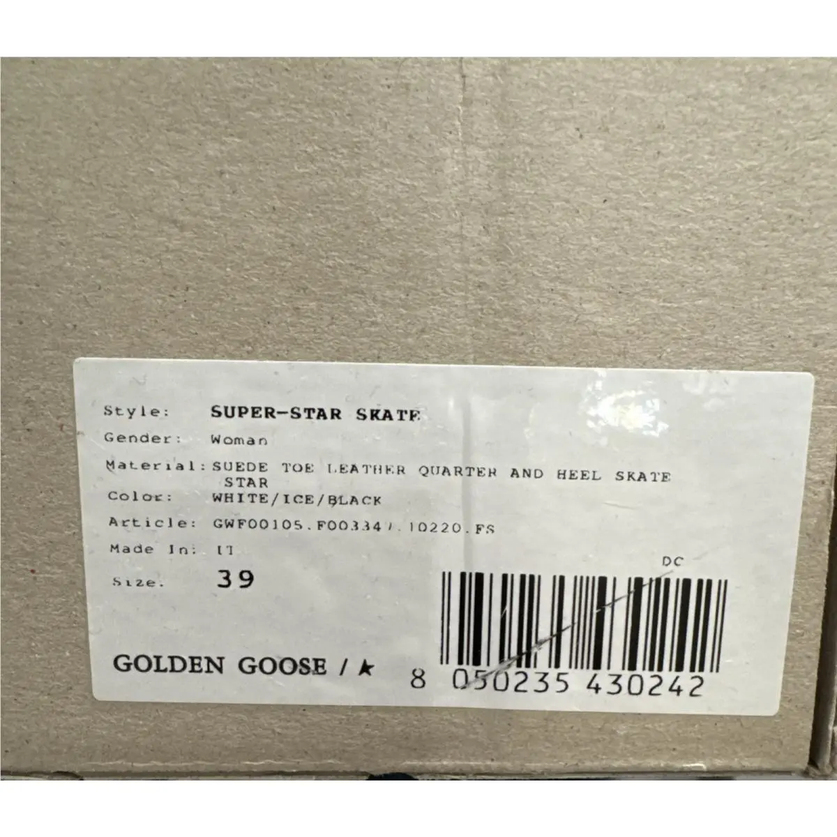 Golden Goose shoes - Golden Goose Superstar - Superstar - White (UPC: 8050235430242) 8