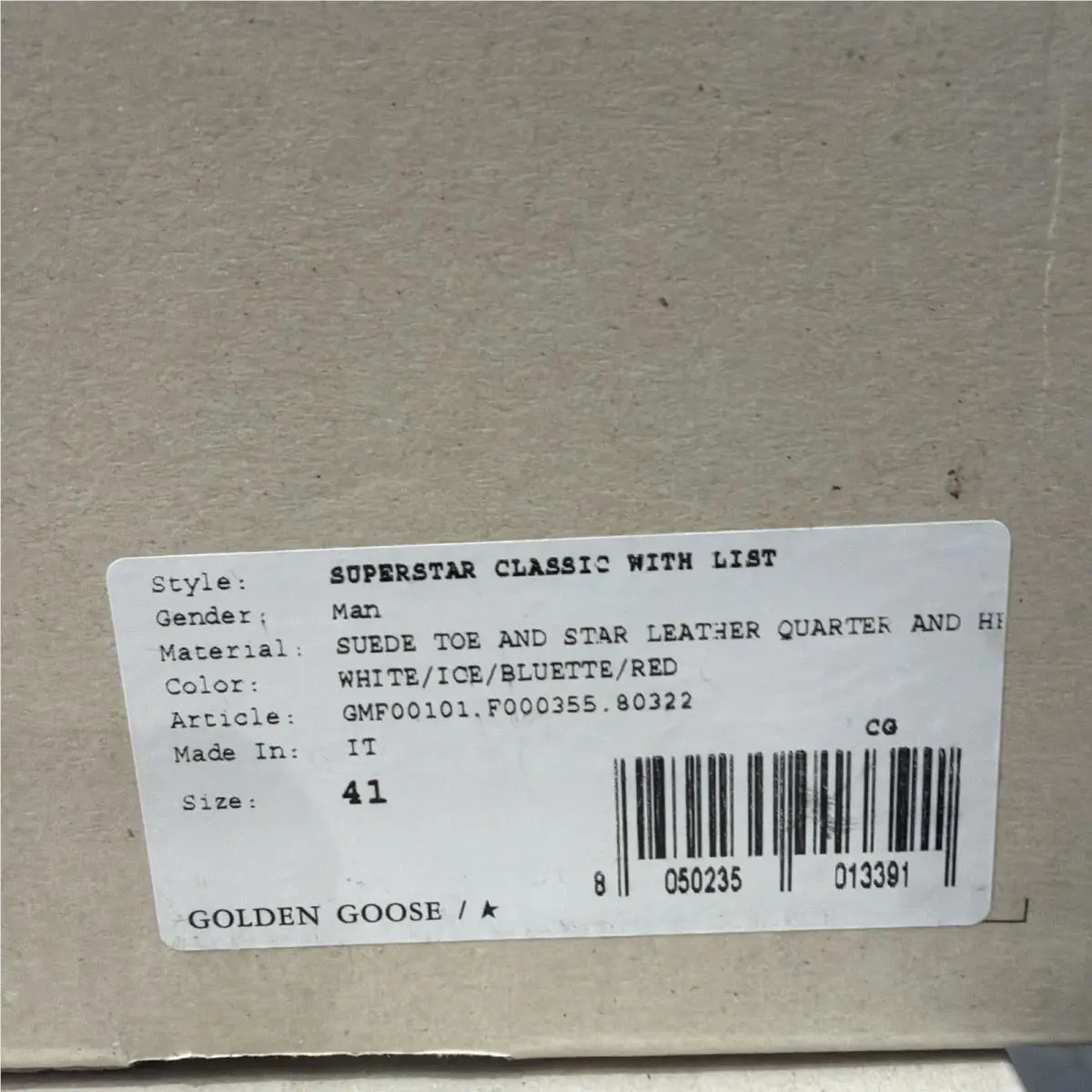 Golden Goose shoes - Golden Goose Super-Star - White (UPC: 8050235013391) 7