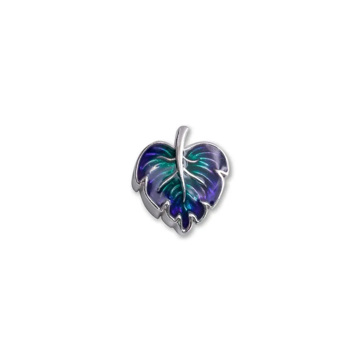 Purple Green Leaf Charm 799542C01 by Pandora