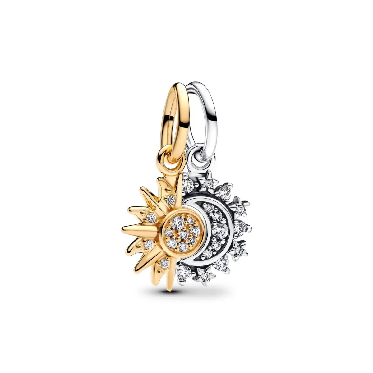 Pandora Moments Splittable Sun Moon Dangle Charm 763585C01