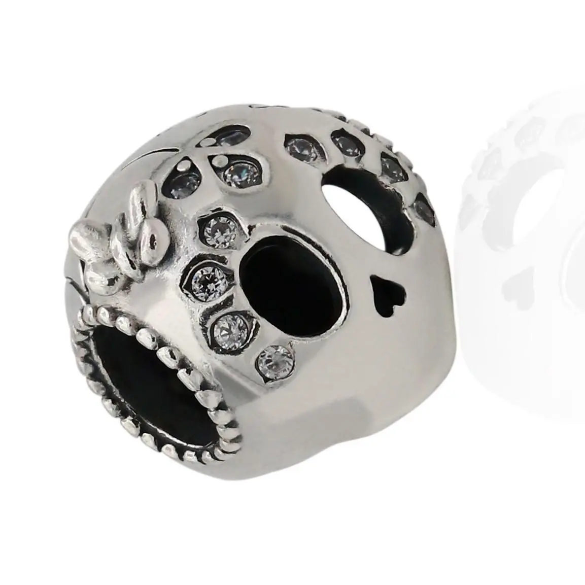 Pandora Sparkling Skull Charm 797866CZ