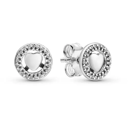 Pandora Forever Pandora Hearts Earrings - 297709CZ