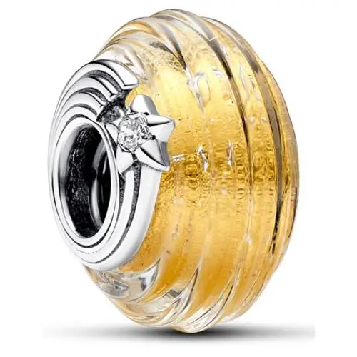 Pandora Shooting Star Grooved Murano Glass Charm 792982C01