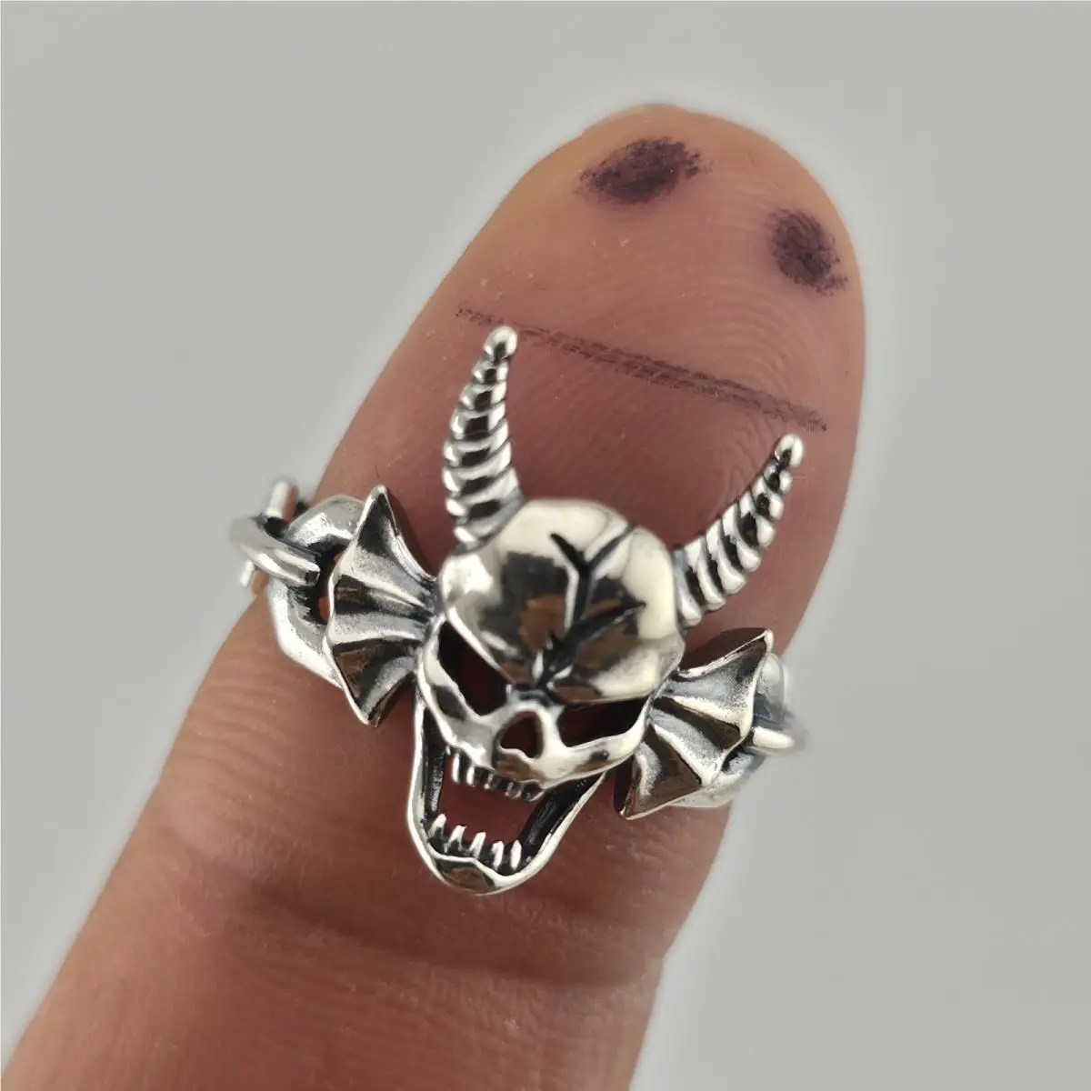 Pandora Stranger Things Hellfire Club Ring Sterling Silver S925 Ale Size 54 US 7