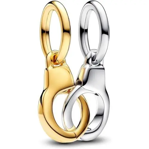 Pandora Moments Openable Splittable Handcuffs Dangle Charm 763435C00