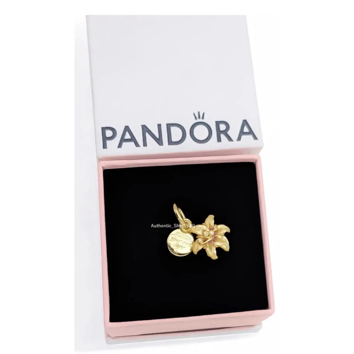 Disney Parks 2026  14k Rapunzel Sundrop Flower Glow in Dark Charm Tangled by Pandora