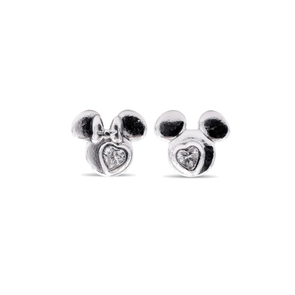 Pandora Disney x Mickey Minnie Mouse Silhouette Stud Earrings - 299258C01