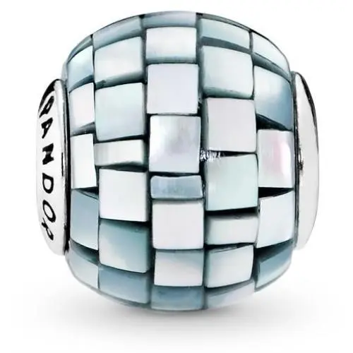 Balance Blue-grey Mother-of-pearl Mosaic Charm - 796080MMB by Pandora