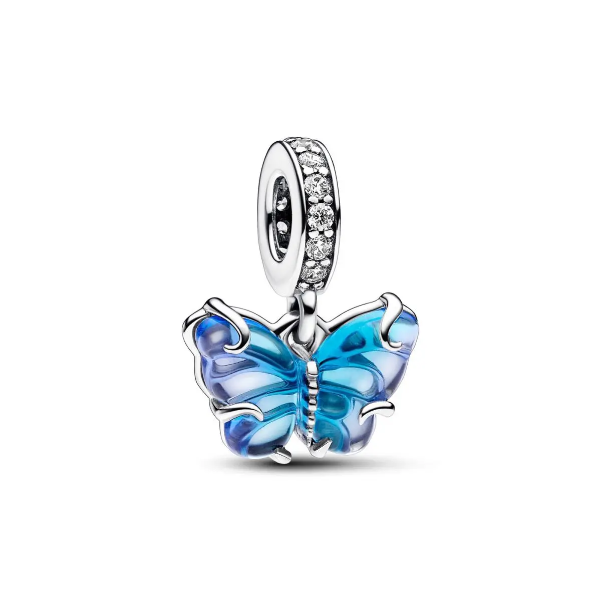 Pandora Blue Murano Glass Butterfly Dangle 792698C01