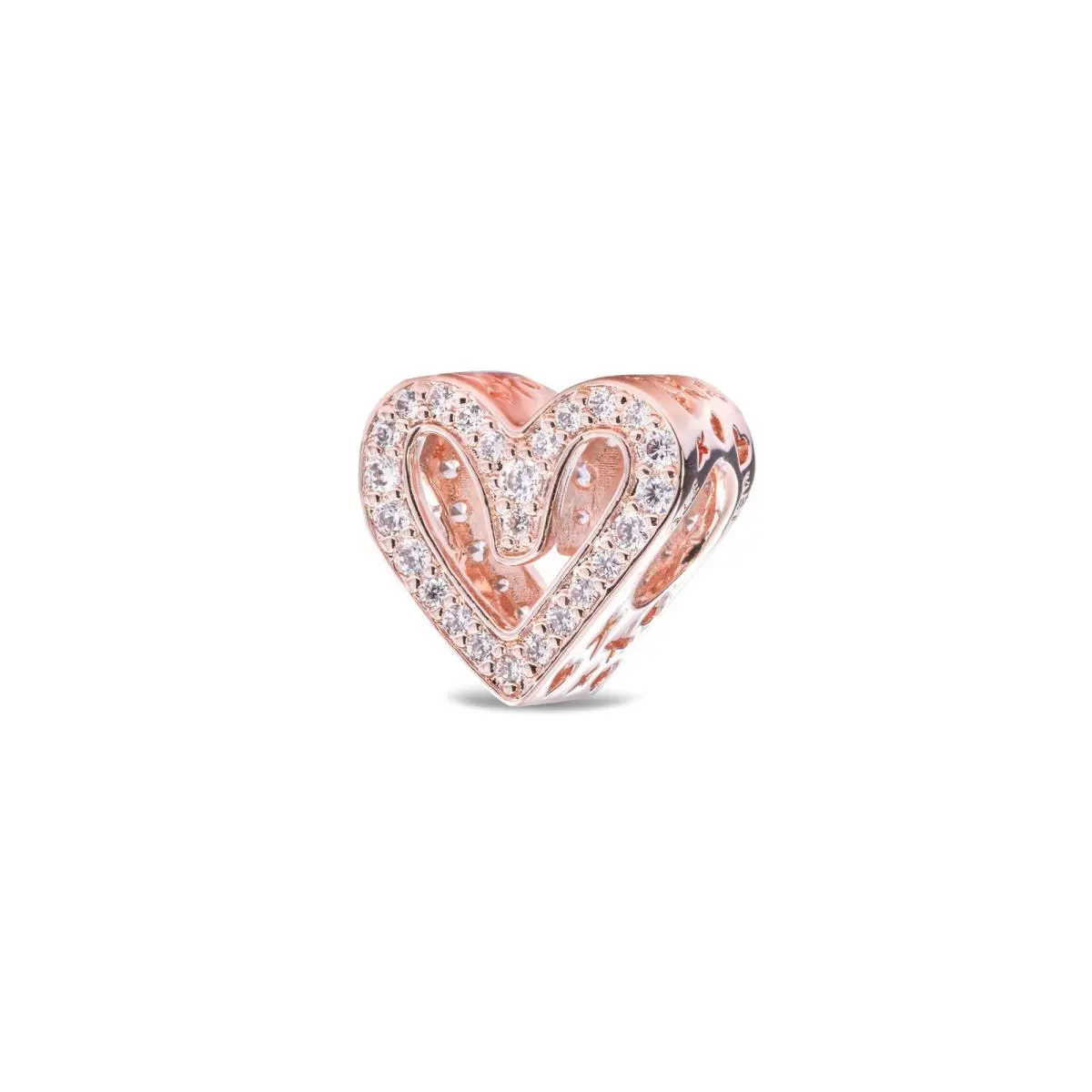 Pandora Sparkling Freehand Heart Charm 788692C01