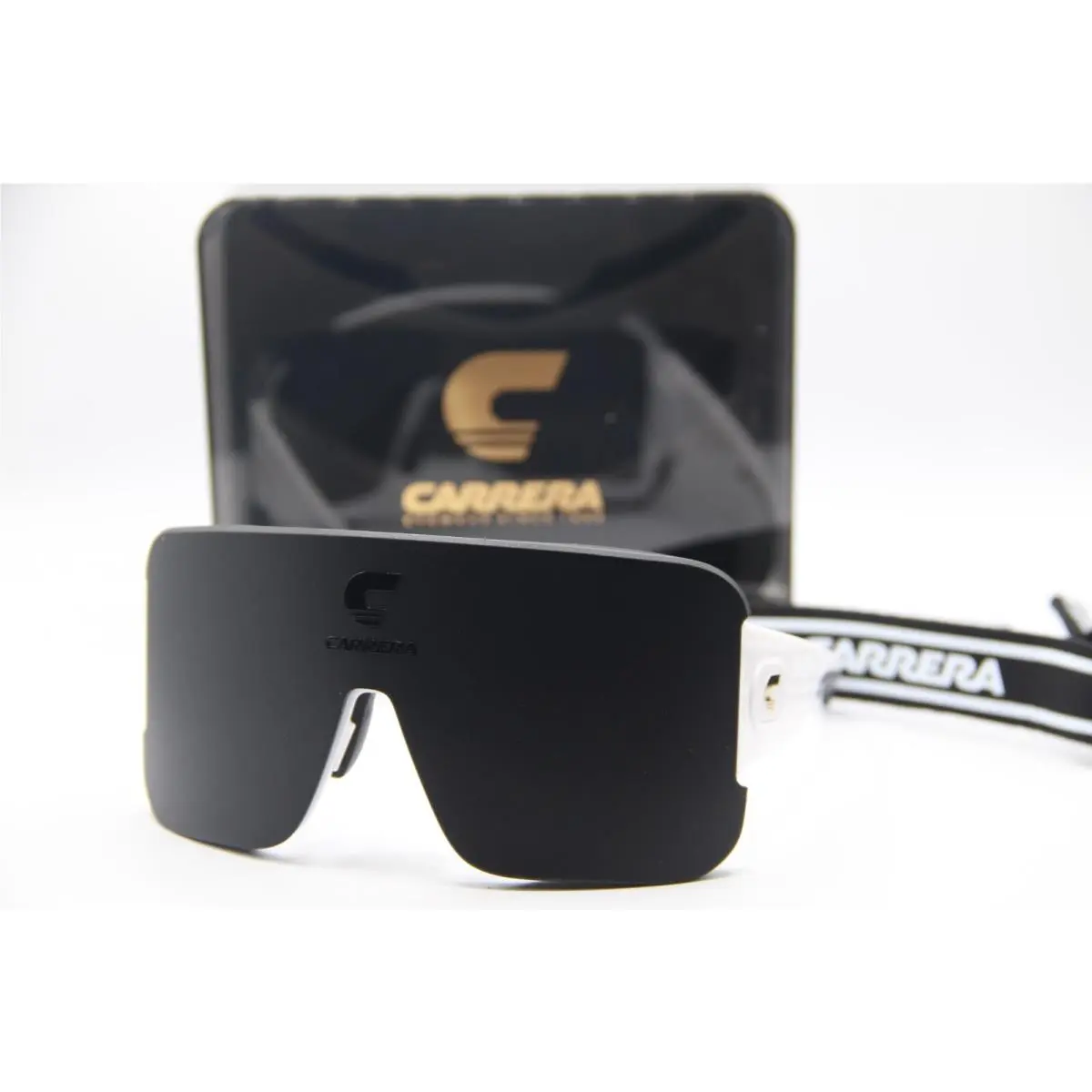 Carrera Flaglab 15 VK6T4 White Black Sunglasses W/case 99-01 K1