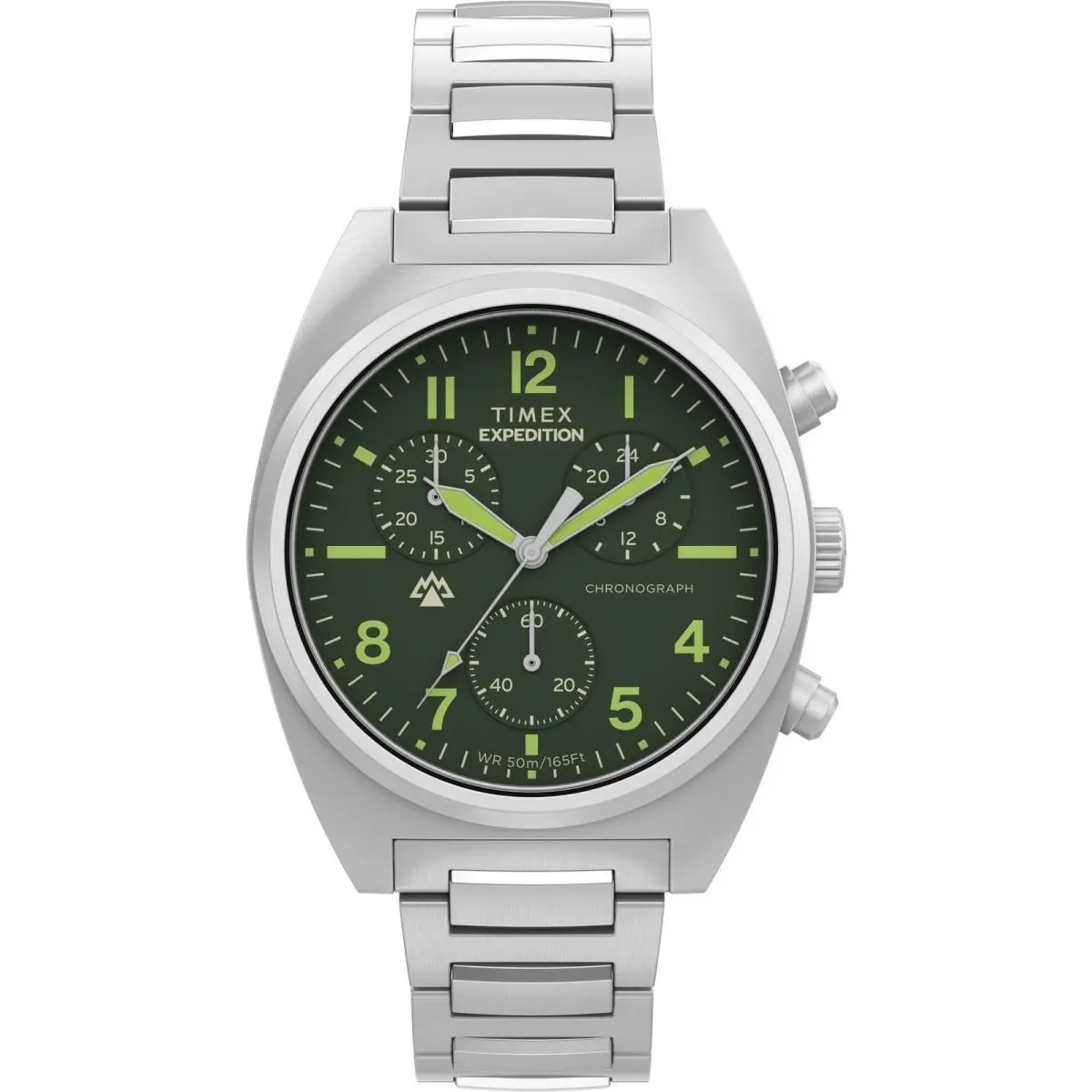 Men`s Expedition Capstone Chronograph 41mm Watch - Silver-tone Silver by Timex