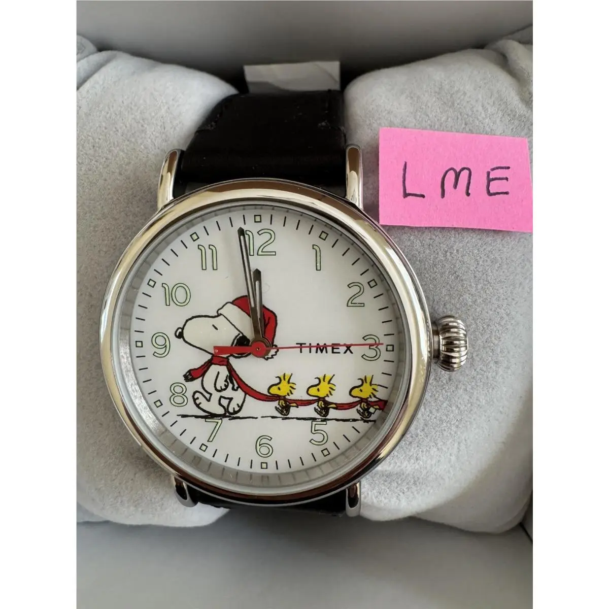 Timex X Peanuts Snoopy Woodstock Xmas Holiday 40mm Watch TW2U86400 W/ Tags