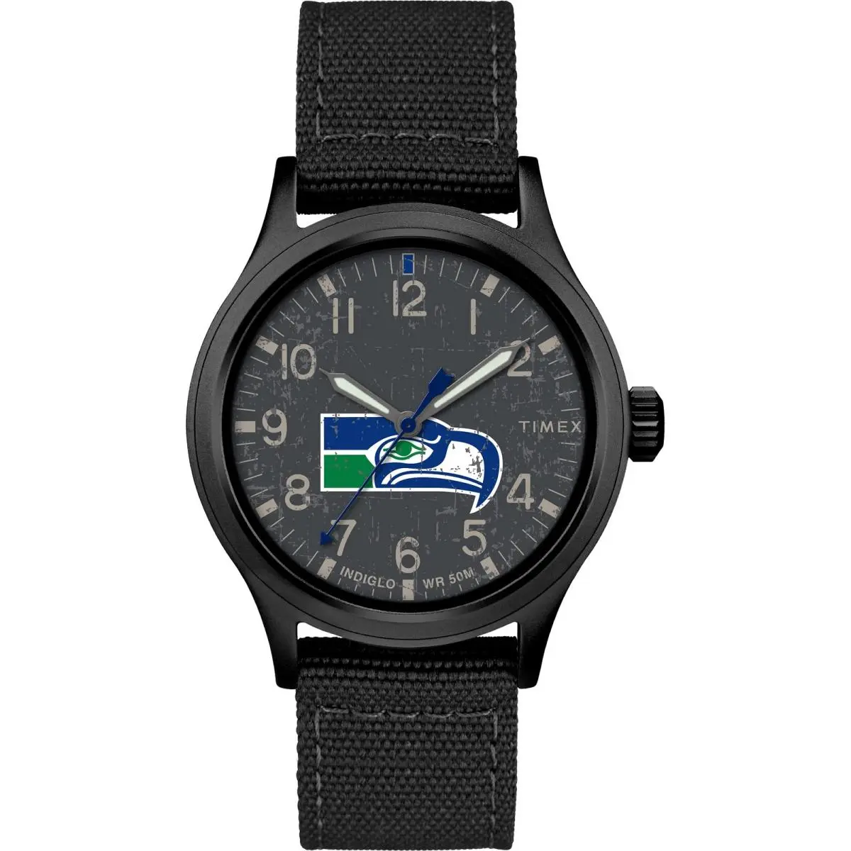 Tribute Men`s Nfl Scout 40mm Watch – Seattle Seahawks by Timex