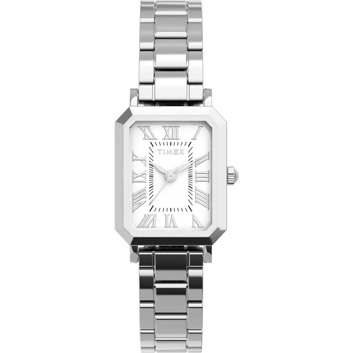 Dress Silver Case and Stainless Steel Band Women`s Watch TW2Y57900 by Timex