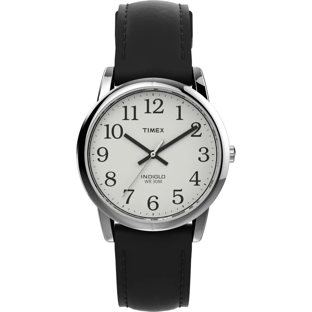 Men`s T205019J Easy Reader Black 35mm Black/Silver-Tone/White/A/35mm by Timex