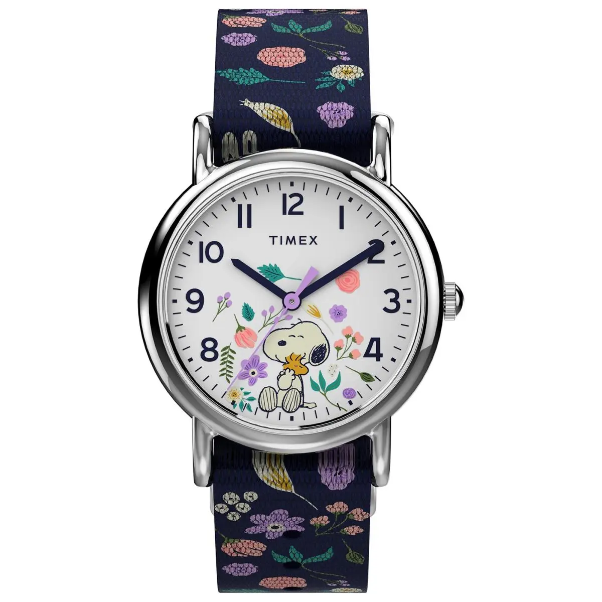 Timex Womens Watch Peanuts Weekender Casual Ladies Blue/silver-tone/white