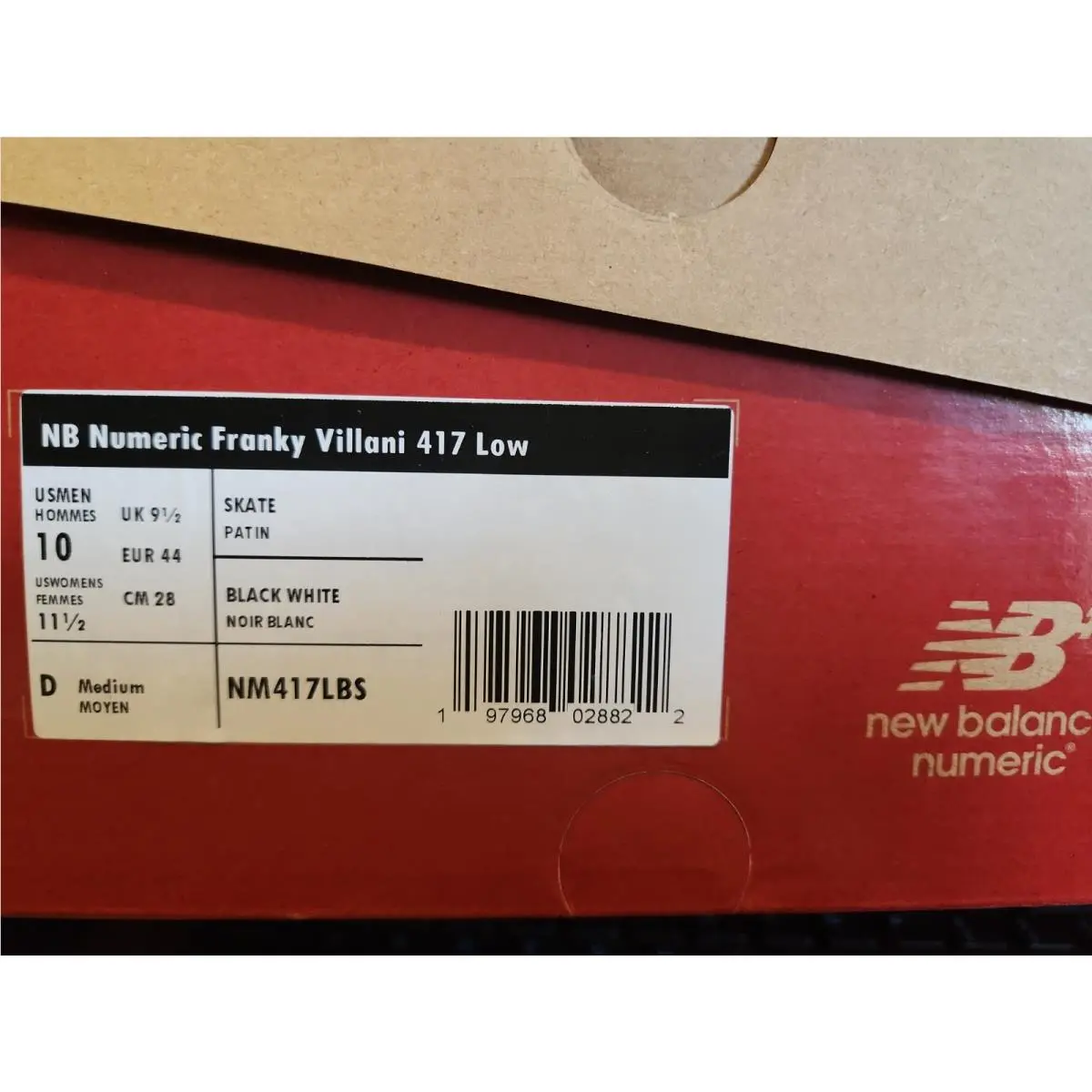 New Balance shoes - New Balance Numeric 417 - Numeric - Black (UPC: 197968028822) 9