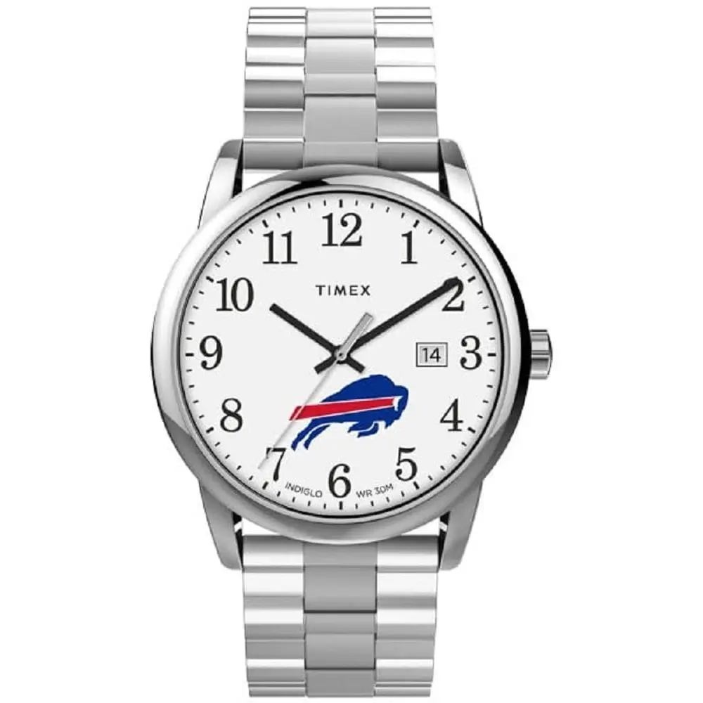 Men`s Easy Reader 38mm Watch - Buffalo Bills with by Timex