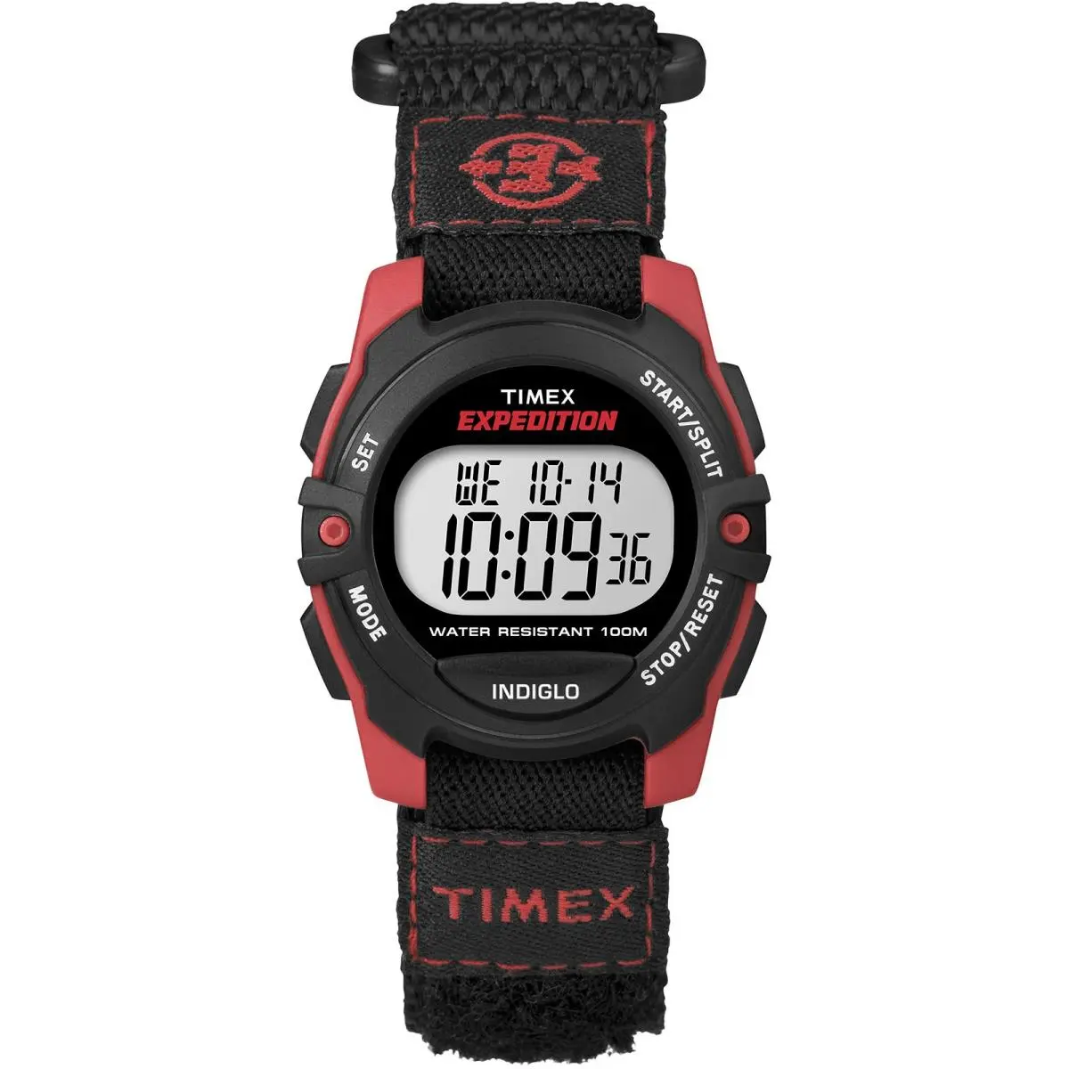Unisex T49956 Expedition Mid-size Digital Cat Black/red Fast by Timex