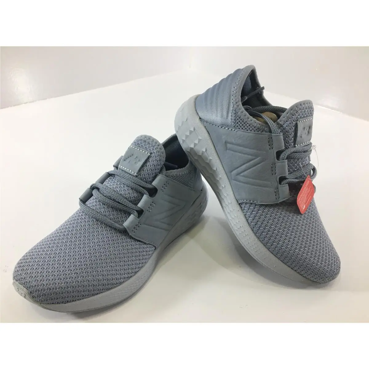New Balance Women/youth Fresh Foam Cruz V2 Knit Running Shoes Ice Blue US:5
