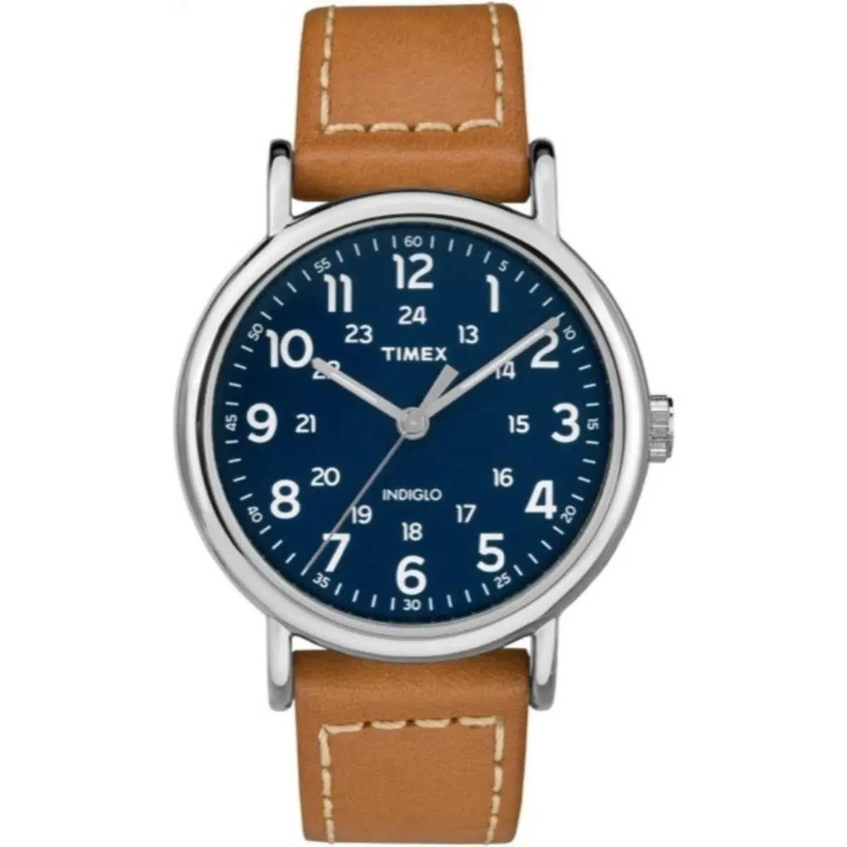 Timex Weekender 40mm Brown/blue Two-piece One Size Tan/blue/silver-tone