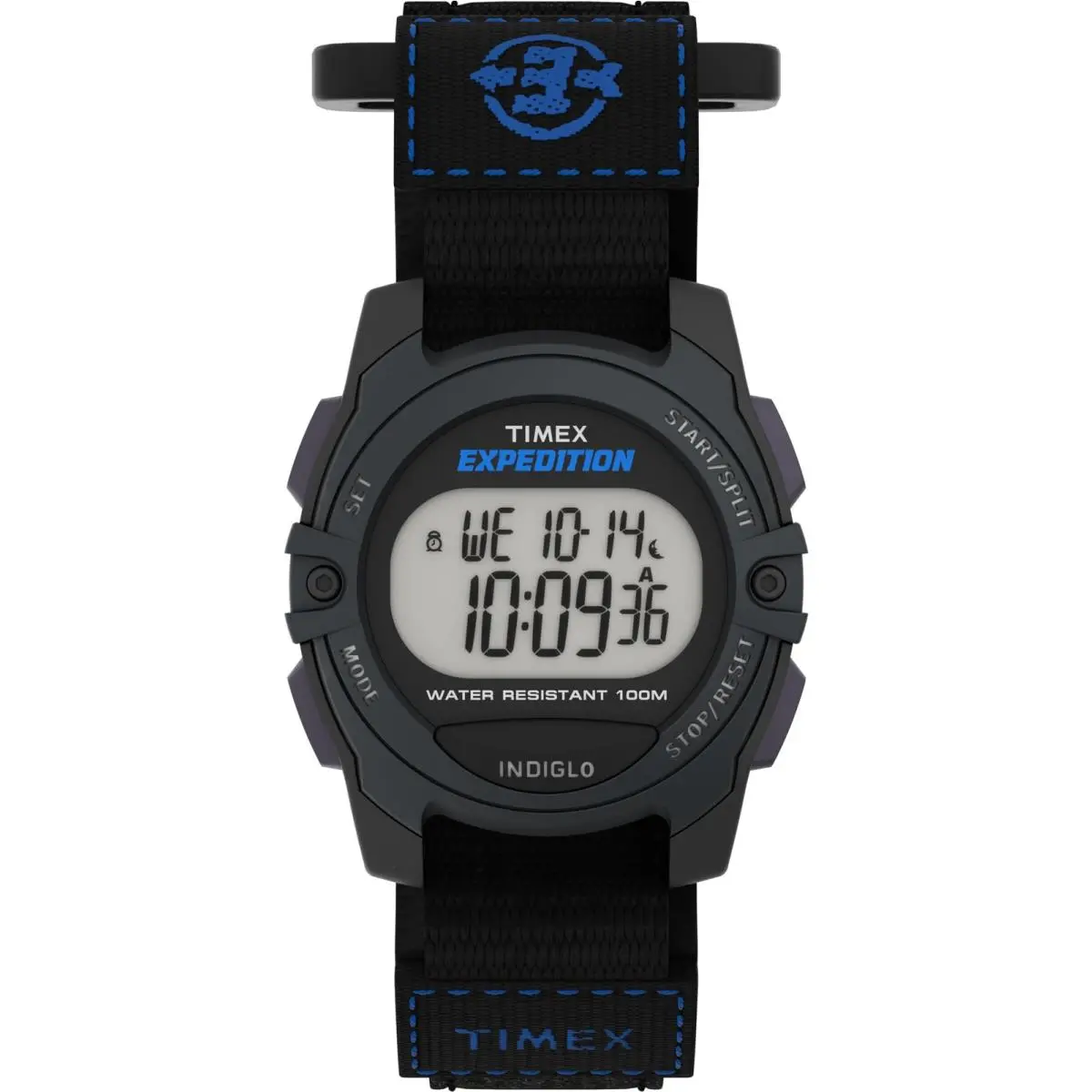 Timex Unisex TW4B02400 Expedition Mid-size Digital Cat Black Unisex - Black