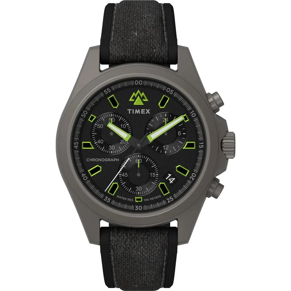 Men`s Expedition North Field Post 43mm Watch - Black/black/titanium by Timex