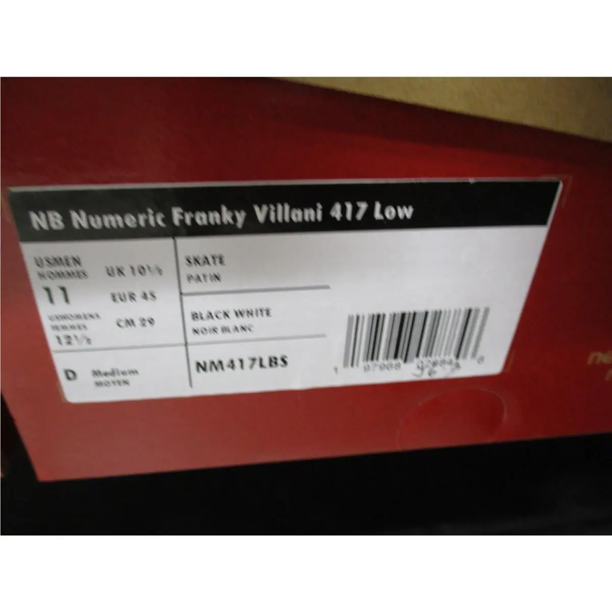New Balance shoes - Franky Villani - Franky Villani - NM417LSB - Black (UPC: 197966394752) 6
