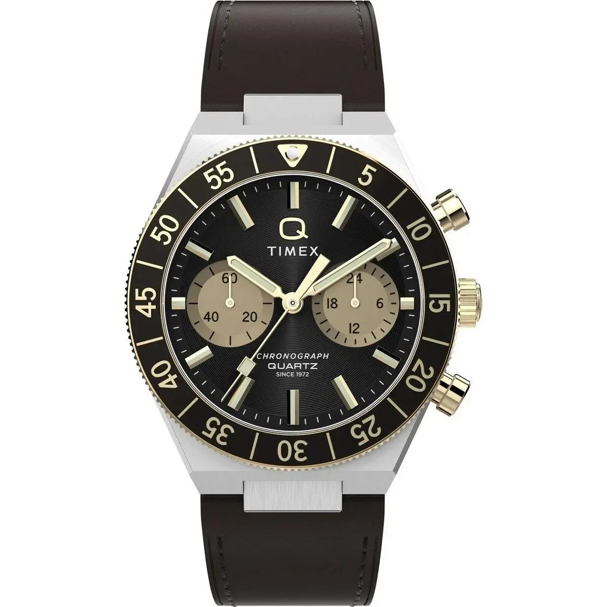 Q  Continental Brown Men`s Watch TW2Y56000 by Timex