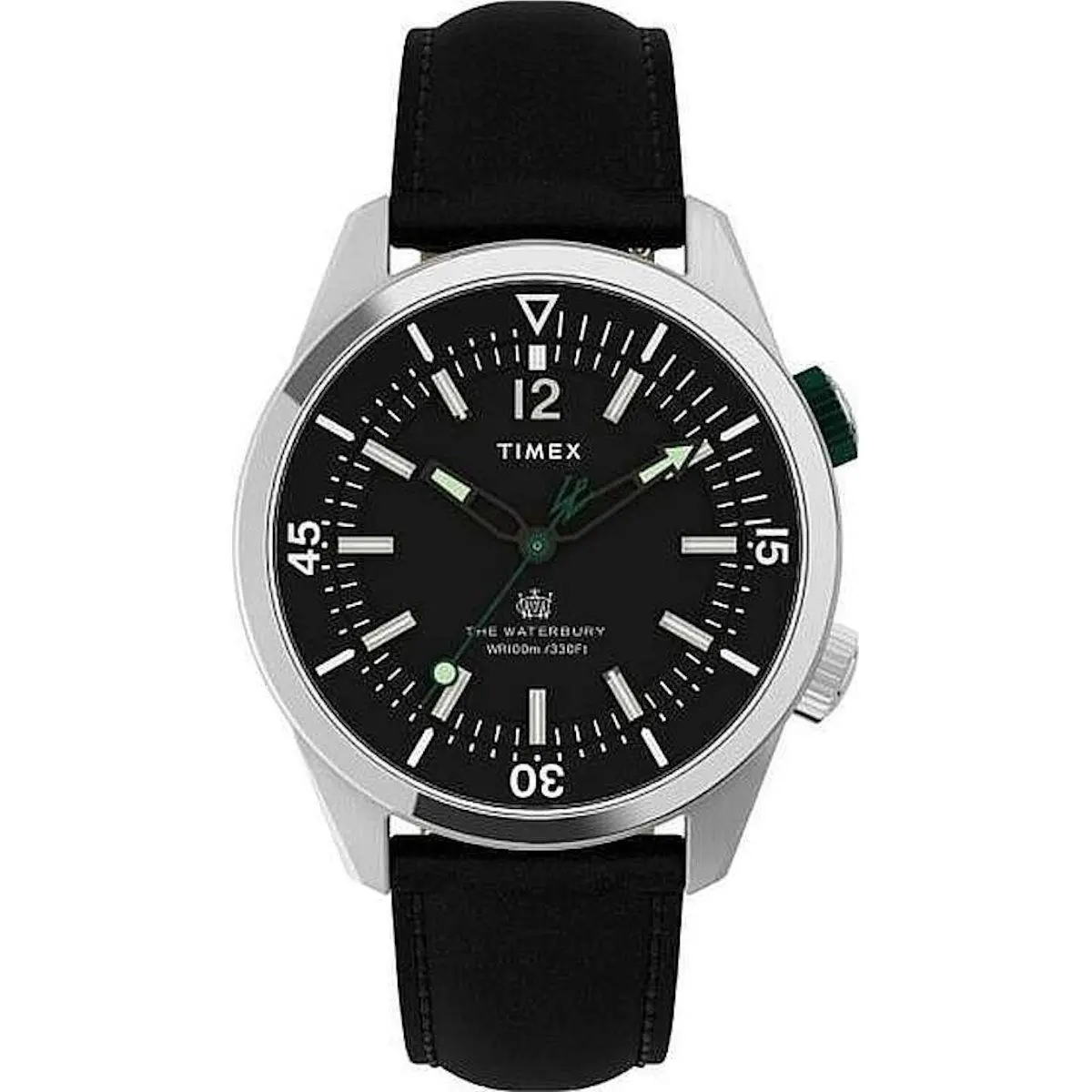 Timex Waterbury Diver 41mm Black Mens Watch TW2V49800