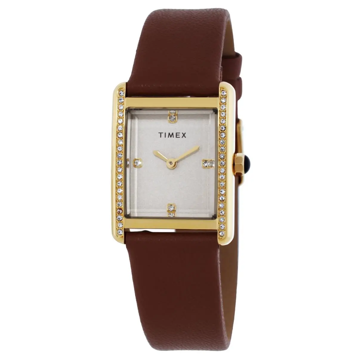 Timex Hailey Quartz Crystal Gold Dial Ladies Watch TW2W63900
