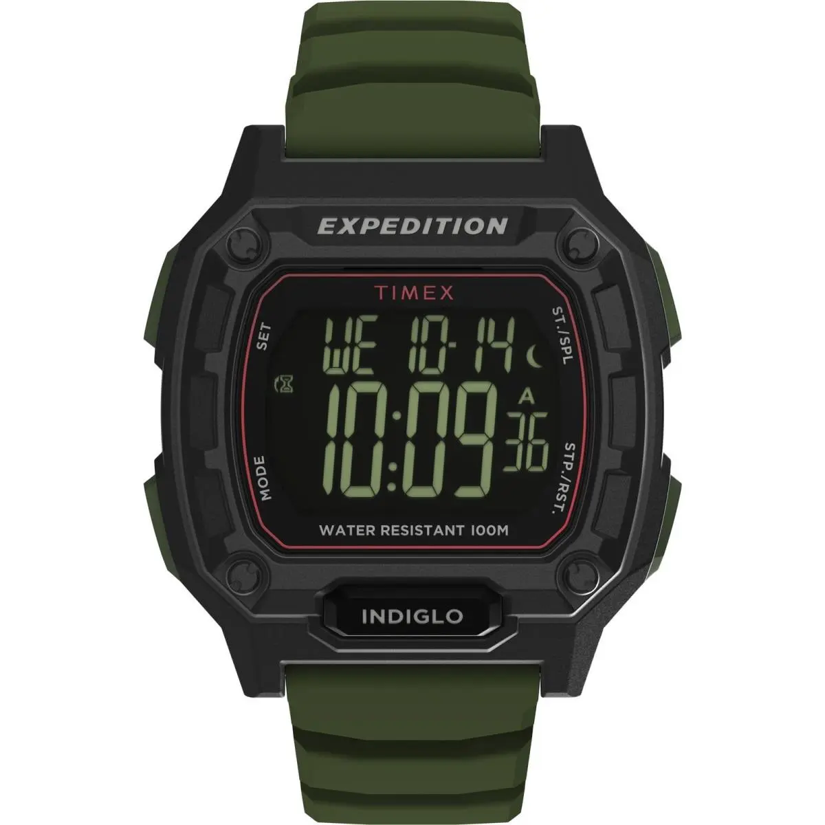 Men`s Expedition Ridge 43mm Watch - Green Two- Piece Quick by Timex