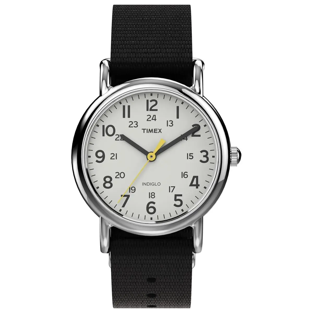 Women`s Weekender 31mm Watch – Silver-tone Case Black/white/silver-tone by Timex