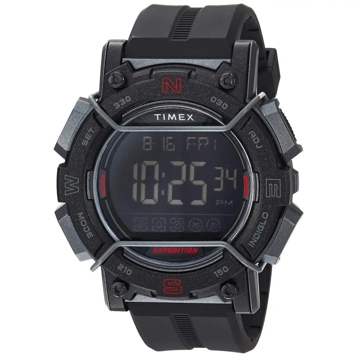 Men`s TW4B17900 Expedition Digital Cat 47mm Black/negative by Timex