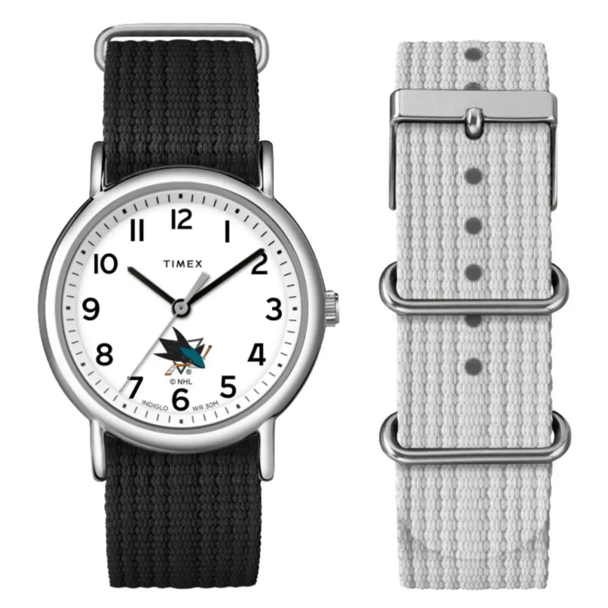 Unisex Weekender Box Set 38mm Watch - San Jose Sharks Black by Timex