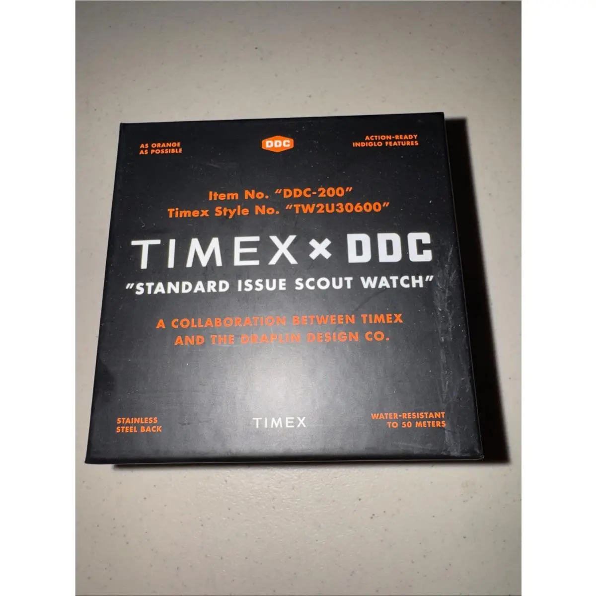 x DDC-200 Standard Issue Scout Watch 40mm Complete w Box by Timex