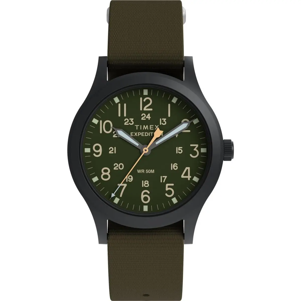 Men`s Expedition Scout 36.5mm Watch - Green Slip-thru Single by Timex