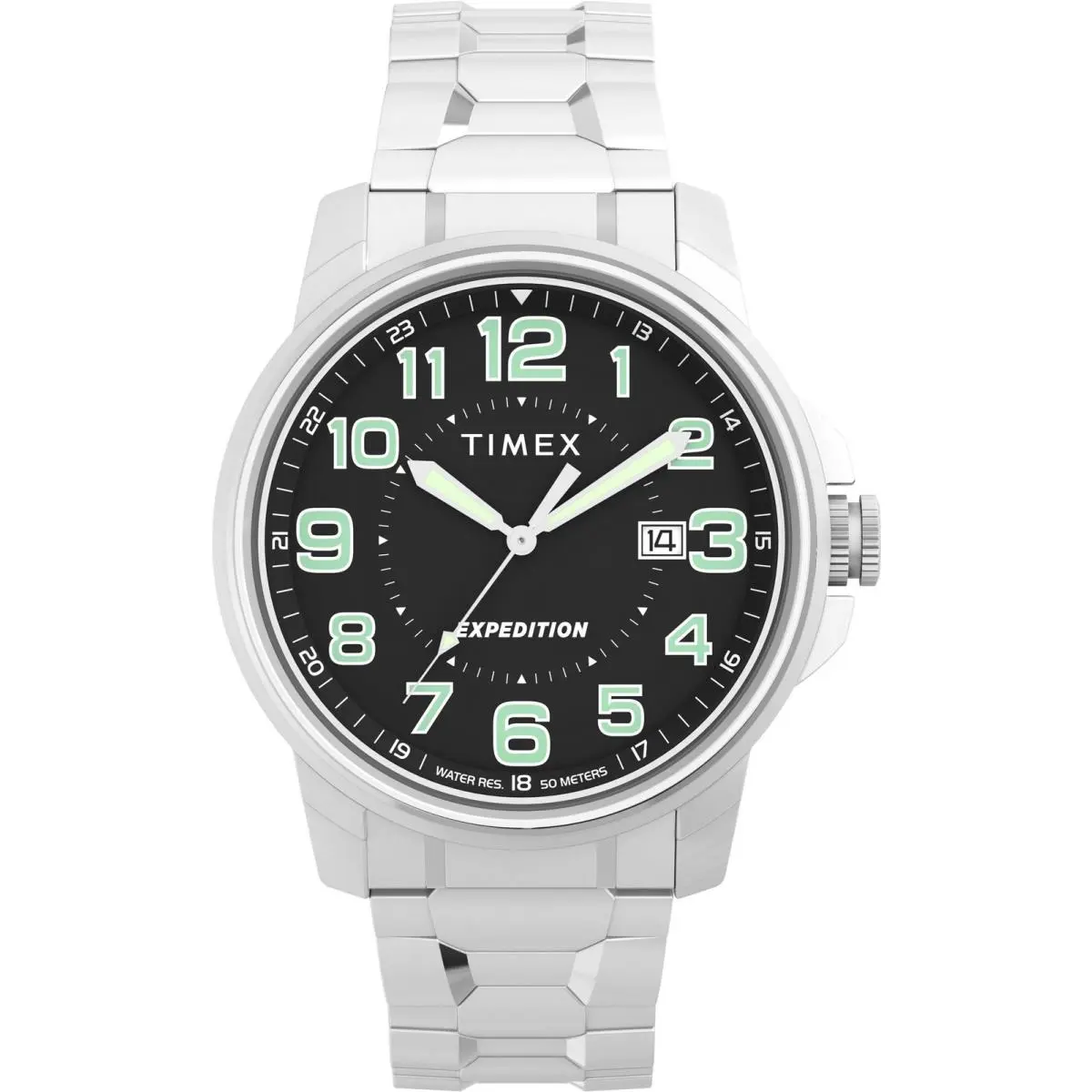 Men`s Expedition Field 40mm Watch - Stainless Steel by Timex